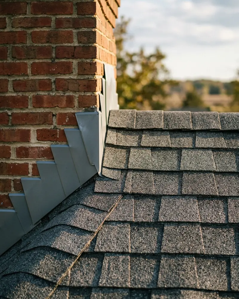 Close-up of Roof Repair work by Beardman Building Services in Rotonda West